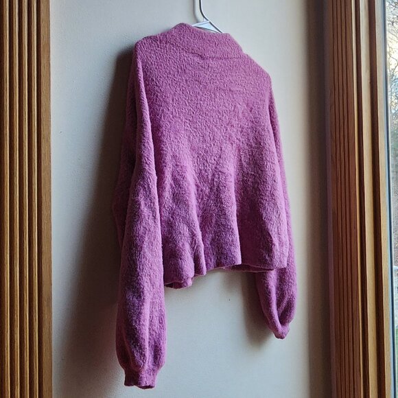 Truth By Republic Pinkish Purple Mock Neck Sweater Size Medium - Picture 12 of 15